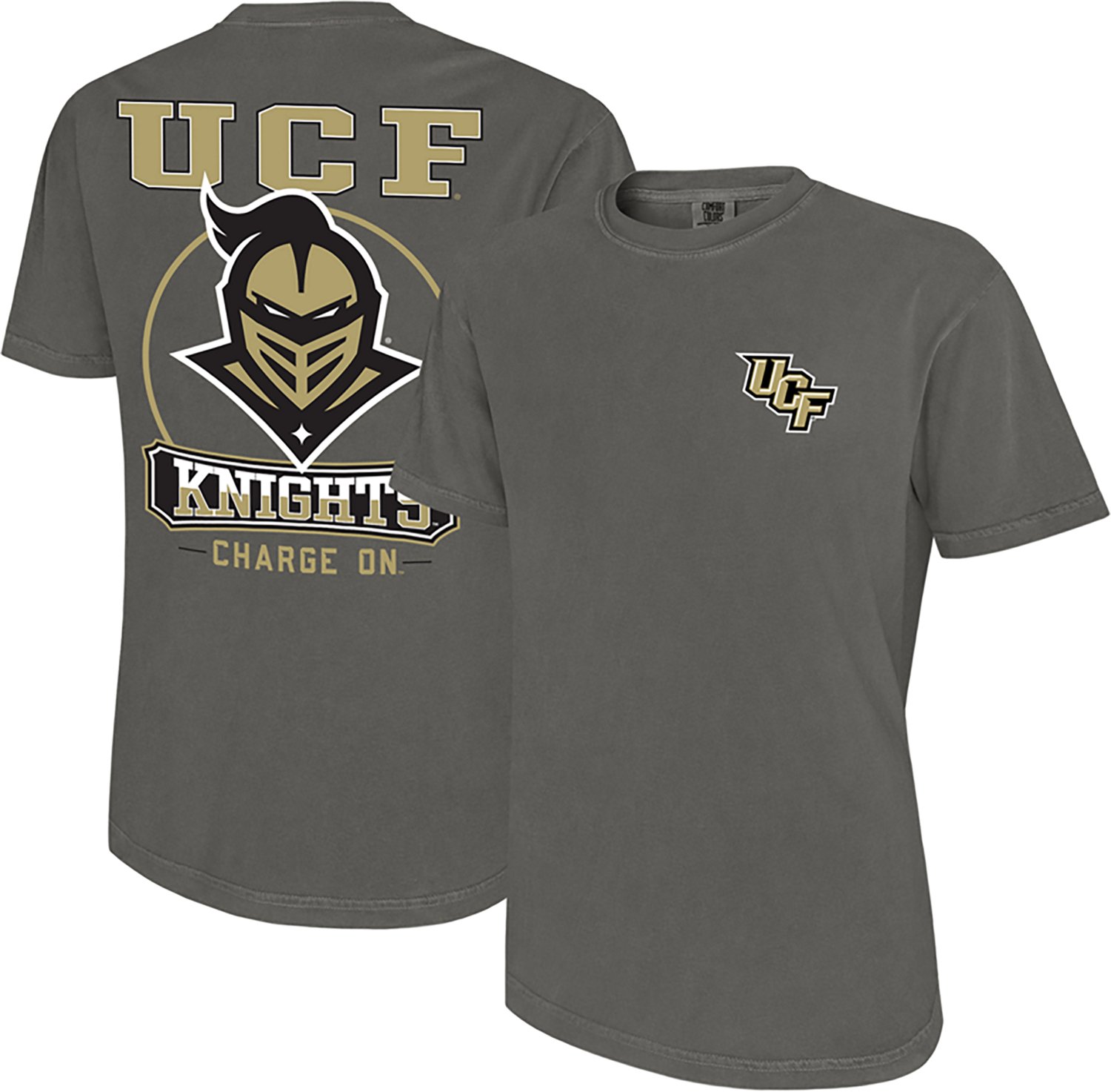 WILDCAT RETRO Men's University of Central Florida Knights Charge On Circle Graphic T-shirt - view number 3