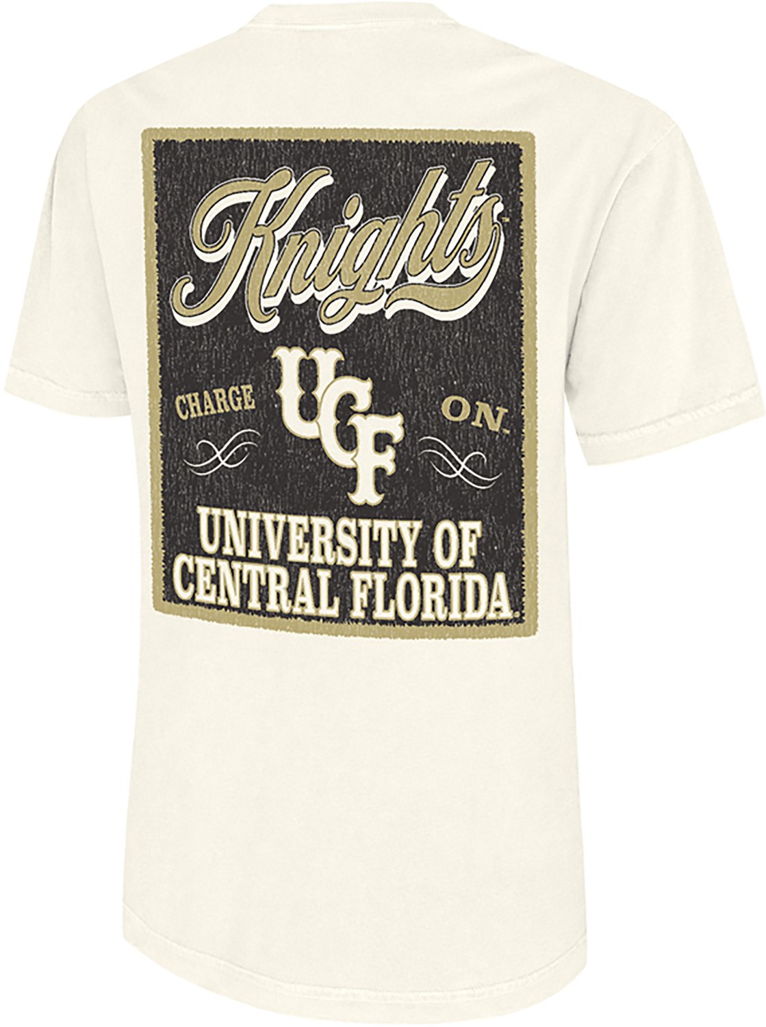 WILDCAT RETRO Men's University of Central Florida Knights Script Box Graphic T-shirt