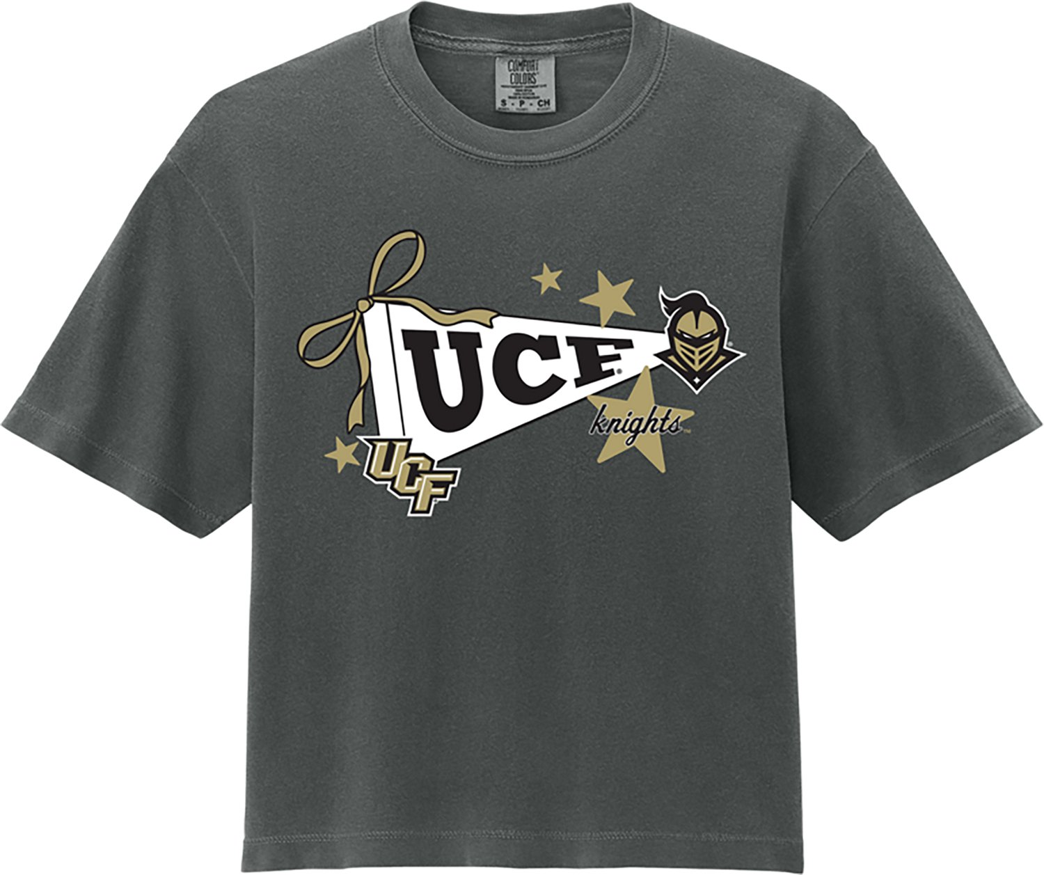 WILDCAT RETRO Women's University of Central Florida Pennant Bow Graphic T-shirt