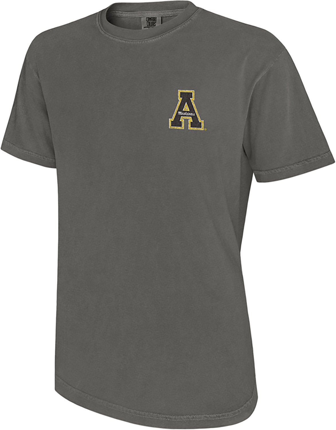 WILDCAT RETRO Men's Appalachian State University Black and Gold Mascot Graphic T-shirt - view number 2