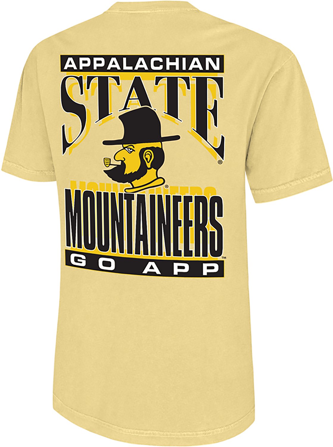 WILDCAT RETRO Men's Appalachian State University School Arch Mascot Graphic T-shirt
