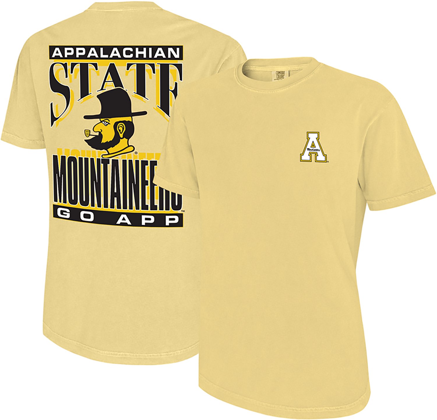 WILDCAT RETRO Men's Appalachian State University School Arch Mascot Graphic T-shirt - view number 3