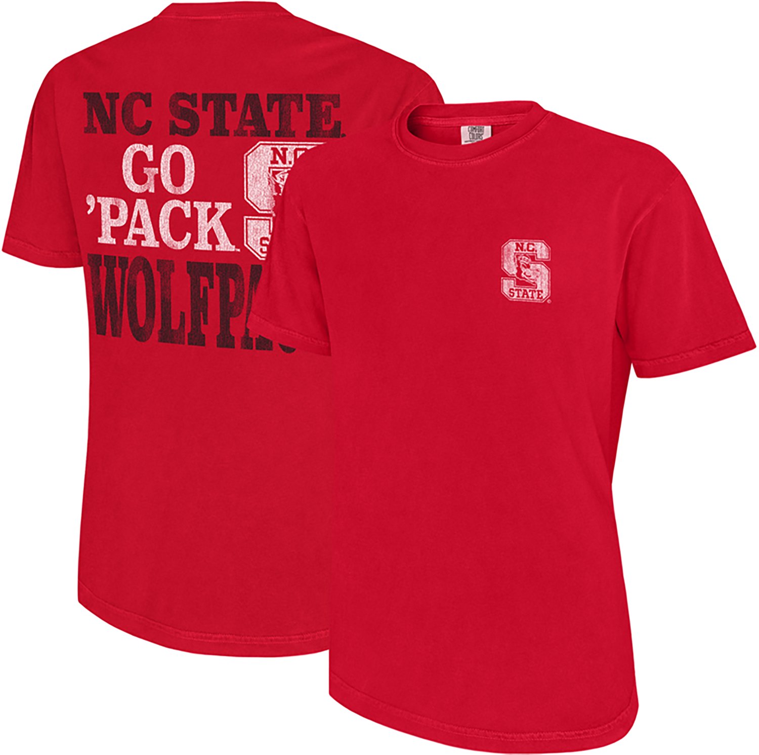 WILDCAT RETRO Men's North Carolina State University Mantra Logo Graphic T-shirt - view number 3
