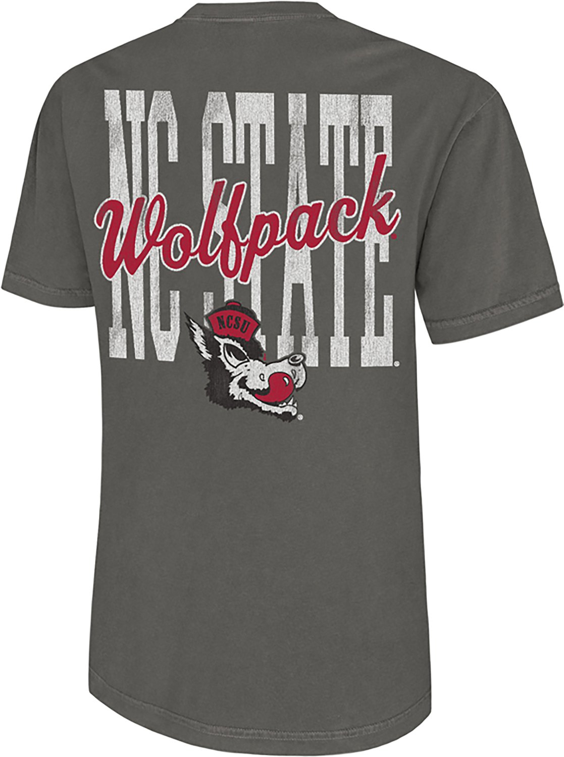 WILDCAT RETRO Men's North Carolina State University Team Script Mascot Graphic T-shirt
