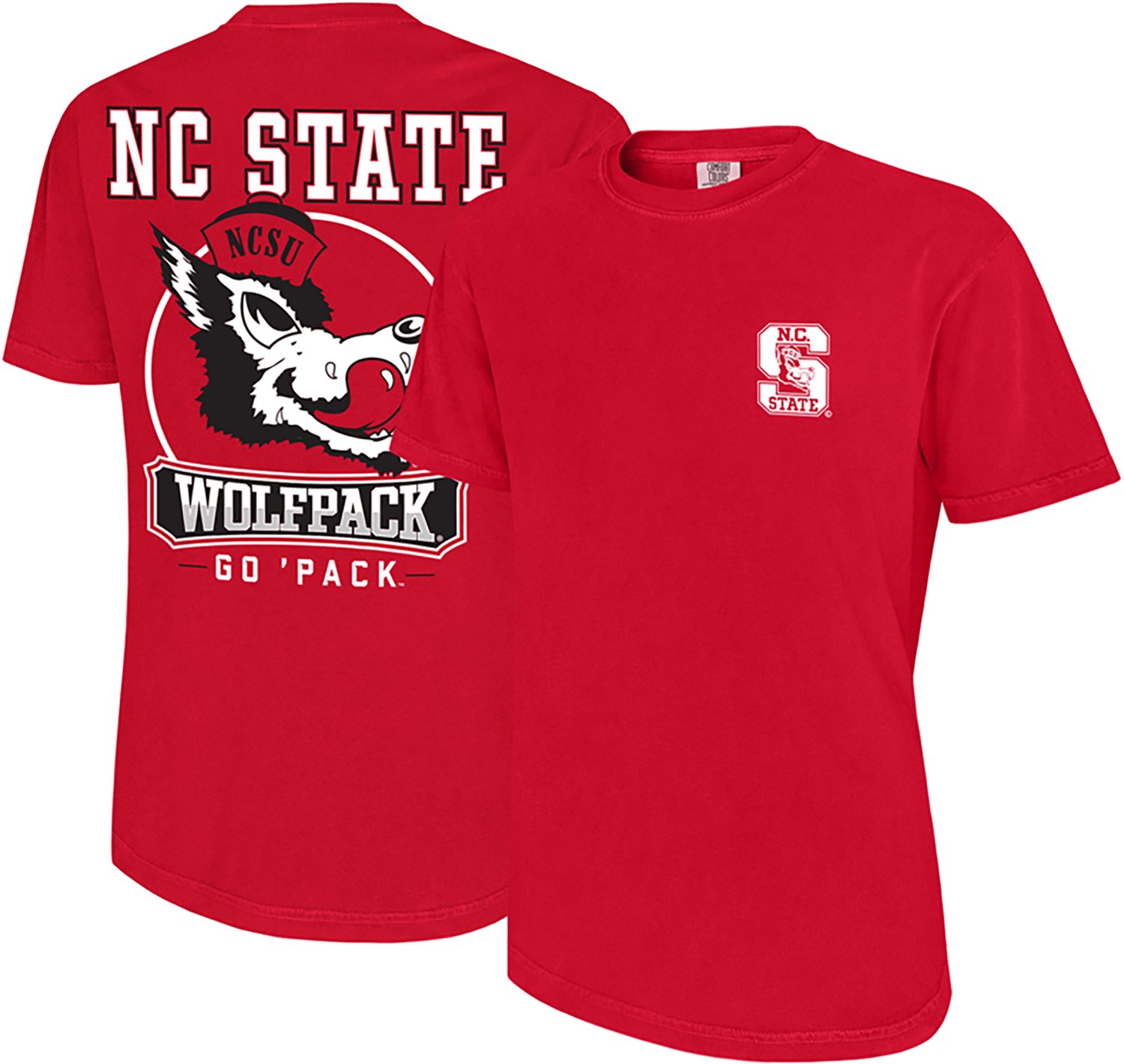 WILDCAT RETRO Men's North Carolina State University Mantra Circle Graphic T-shirt - view number 3