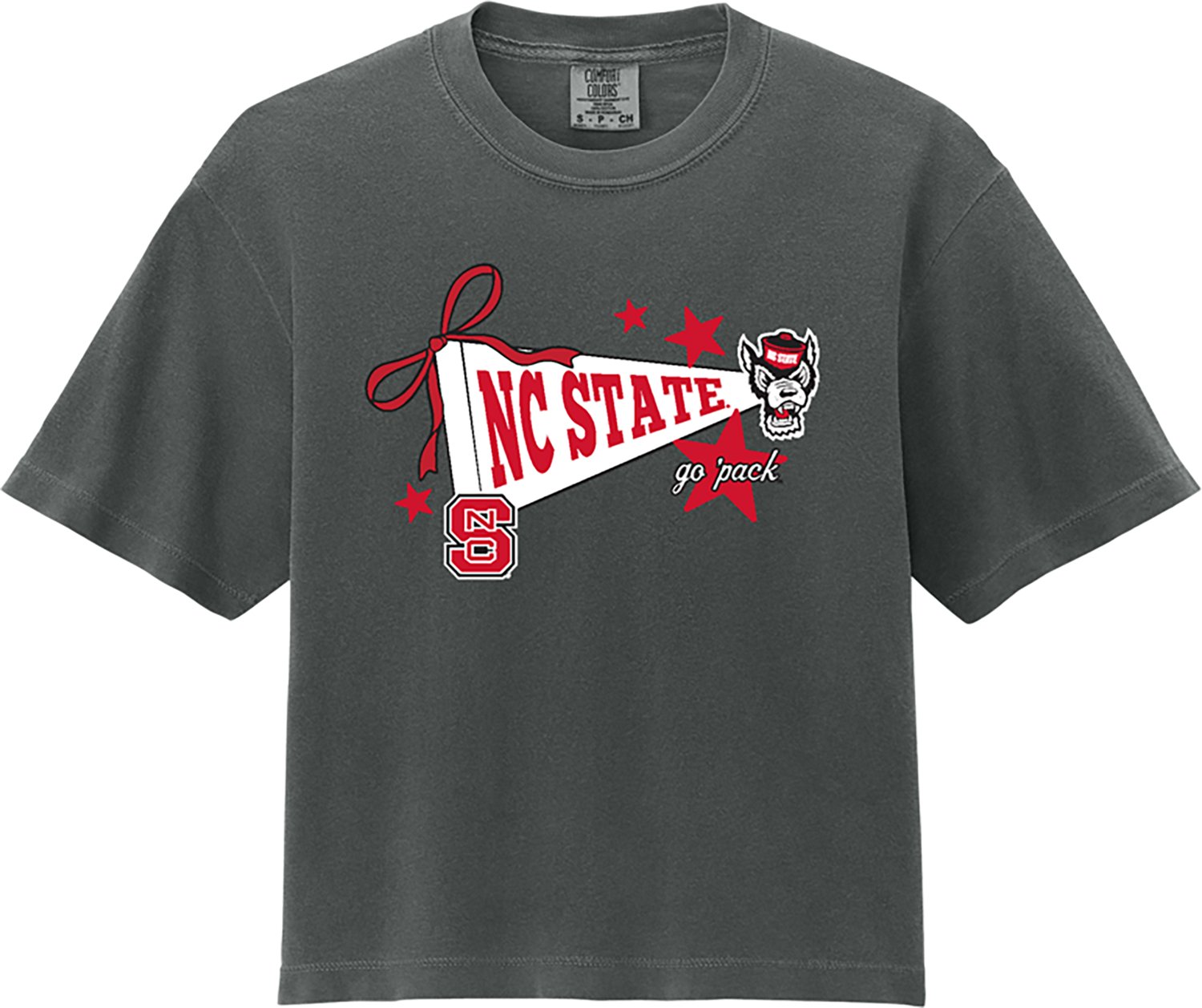WILDCAT RETRO Men's North Carolina State University Pennant Star Graphic T-shirt