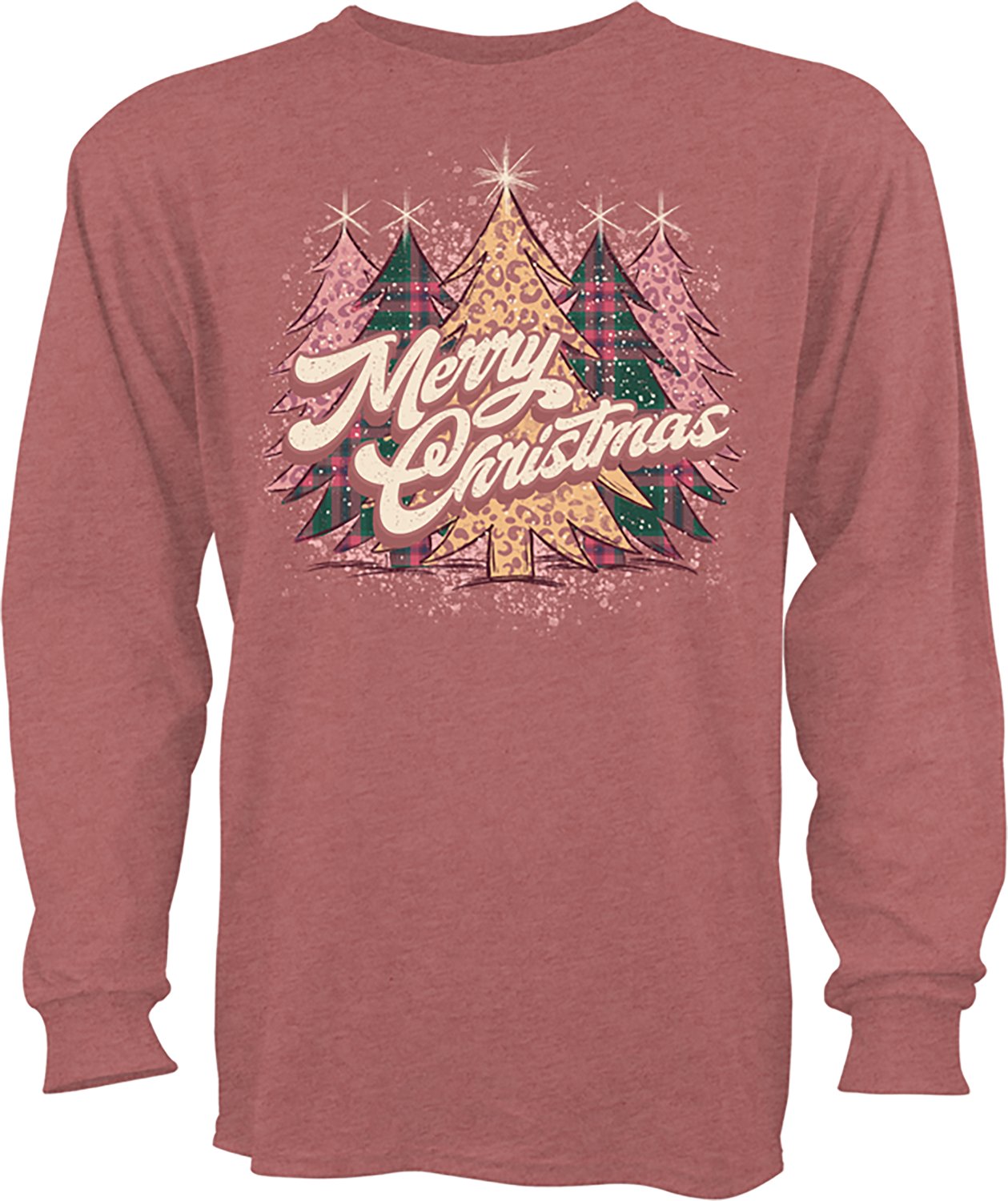 St. Jude's Children's Hospital Adults' Pattern Christmas Tree Long Sleeve T-shirt