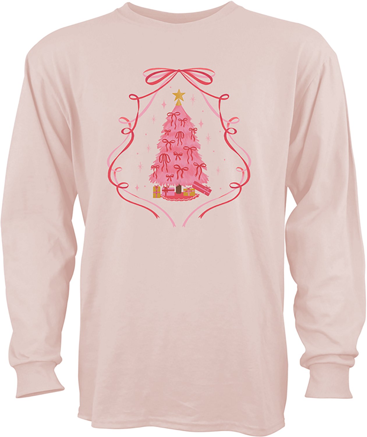 St. Jude's Children's Hospital Adults' Bow Tree Long Sleeve T-shirt