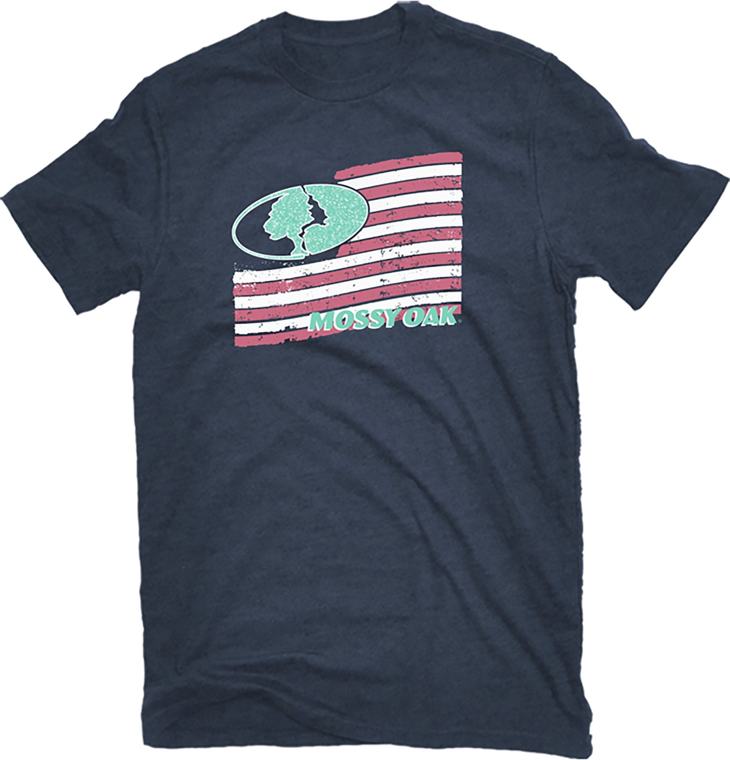Mossy Oak Women's Glitter Flag T-shirt