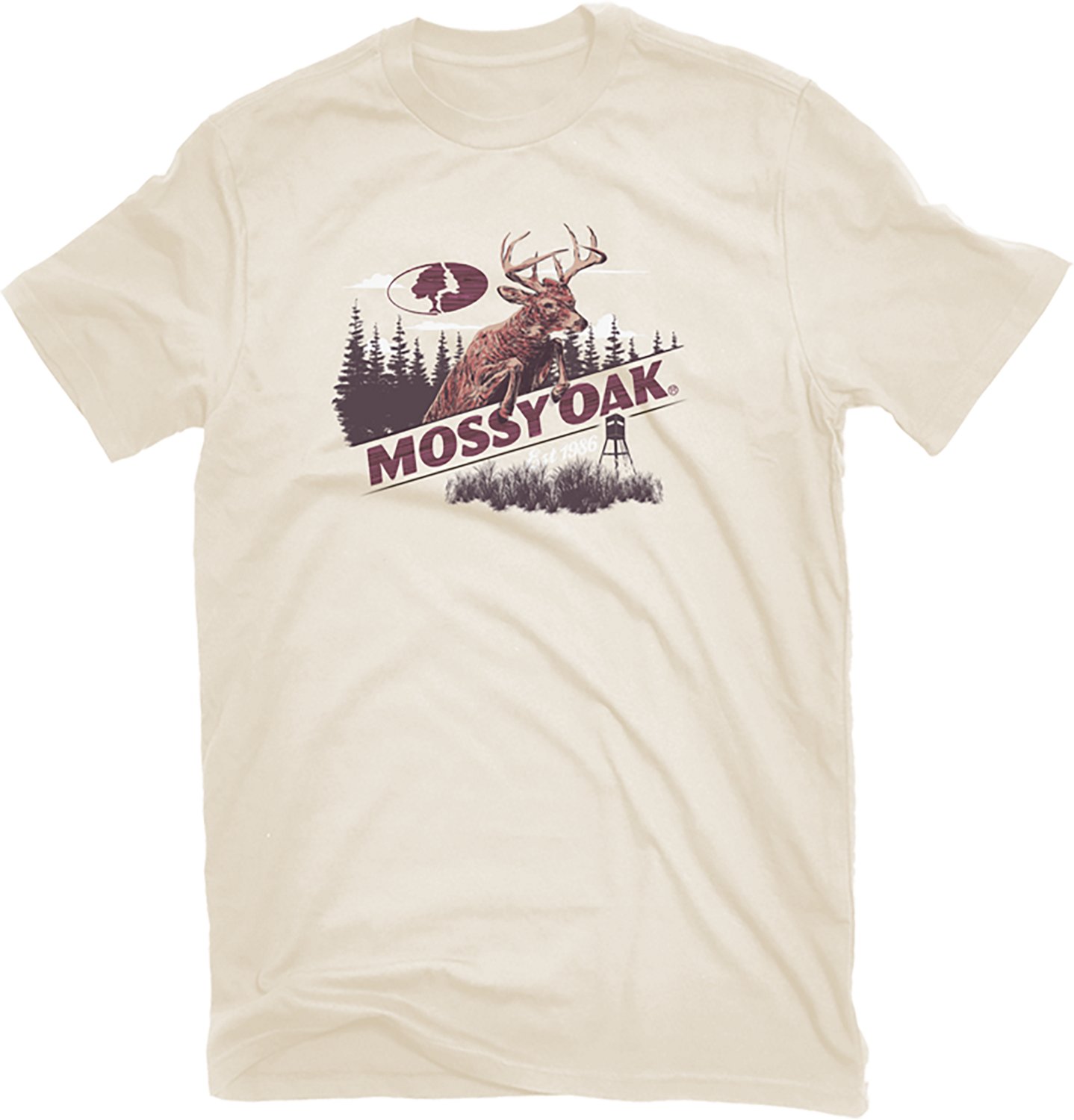 Mossy Oak Women's Deer Jump Logo T-shirt