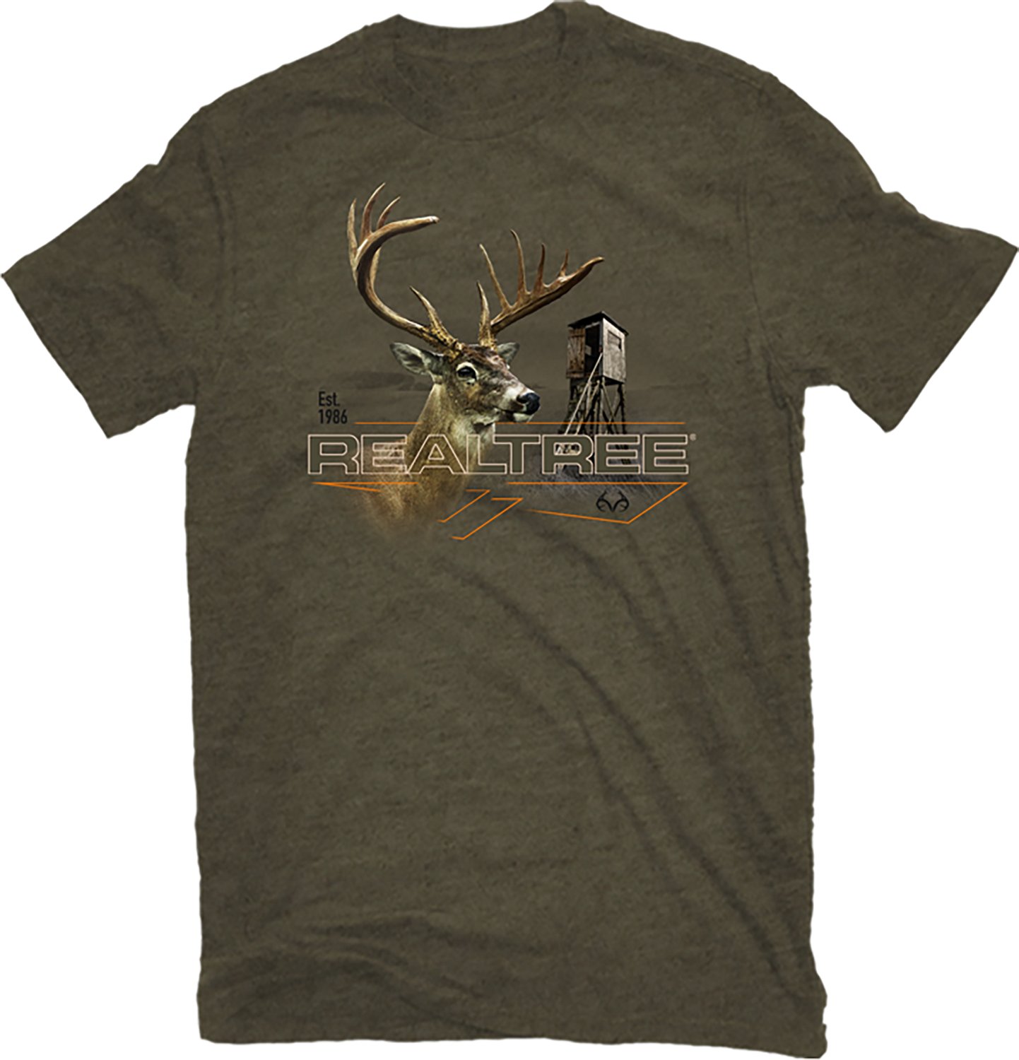 Realtree Outfitters Men's Deer Head Deer Stand T-shirt
