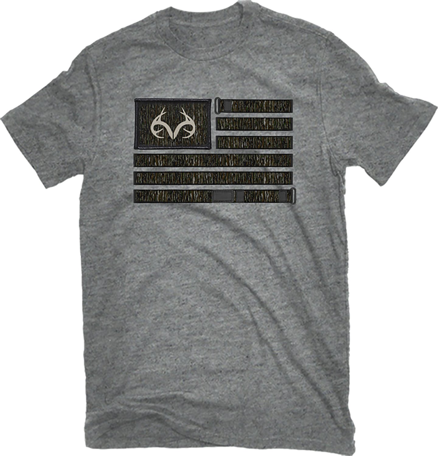 Realtree Outfitters Men's Original Strap Flag T-shirt