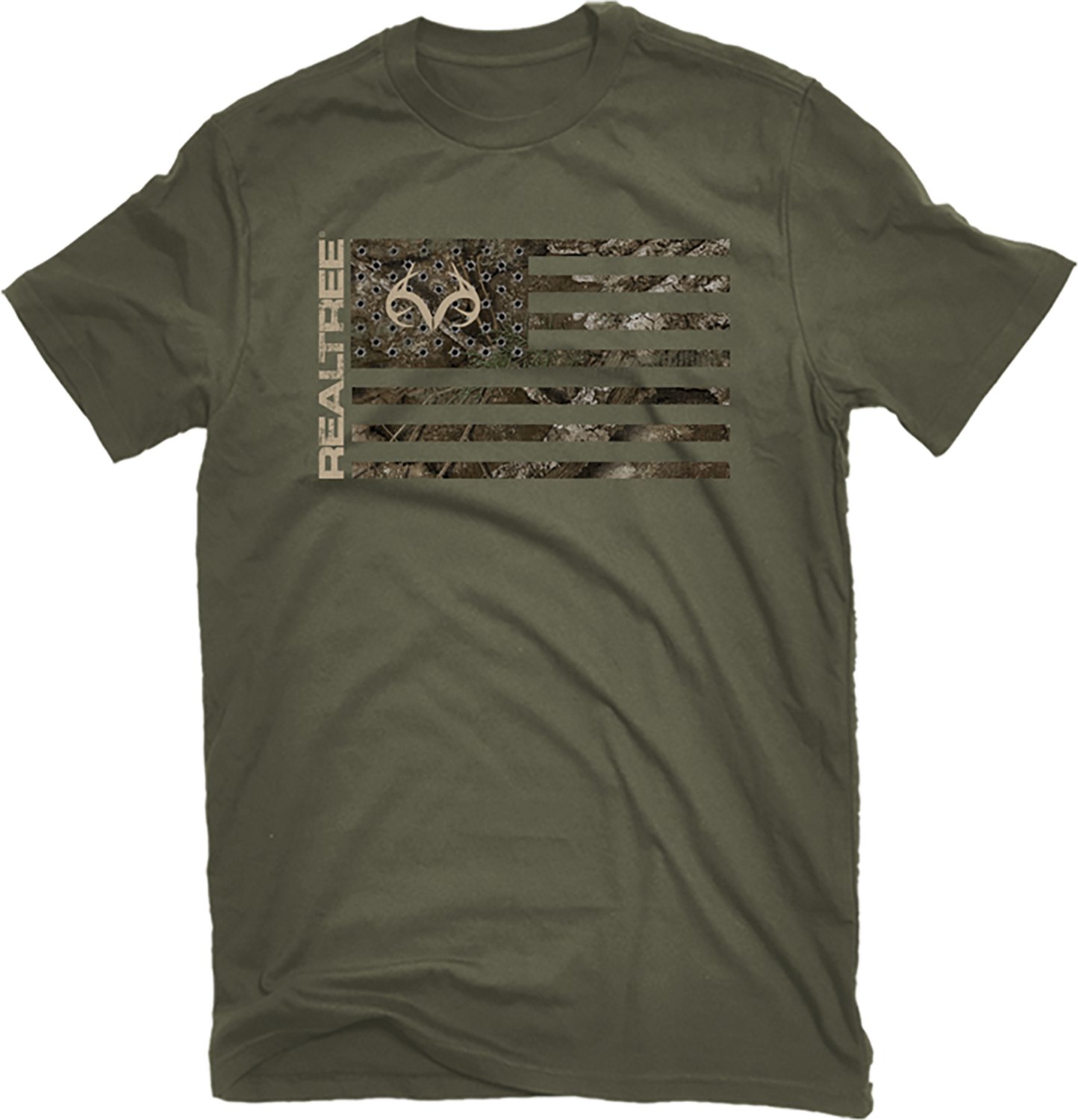 Realtree Outfitters Men's Apx Bullet Flag T-shirt