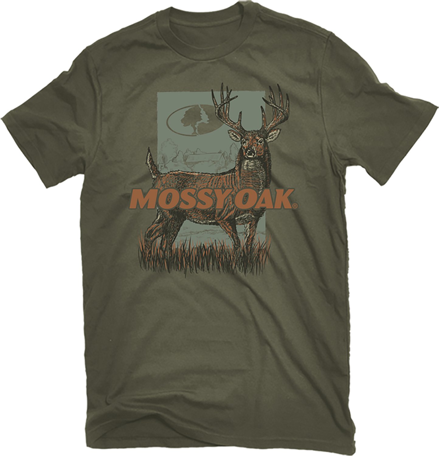 Mossy Oak Men's Standing Deer T-shirt
