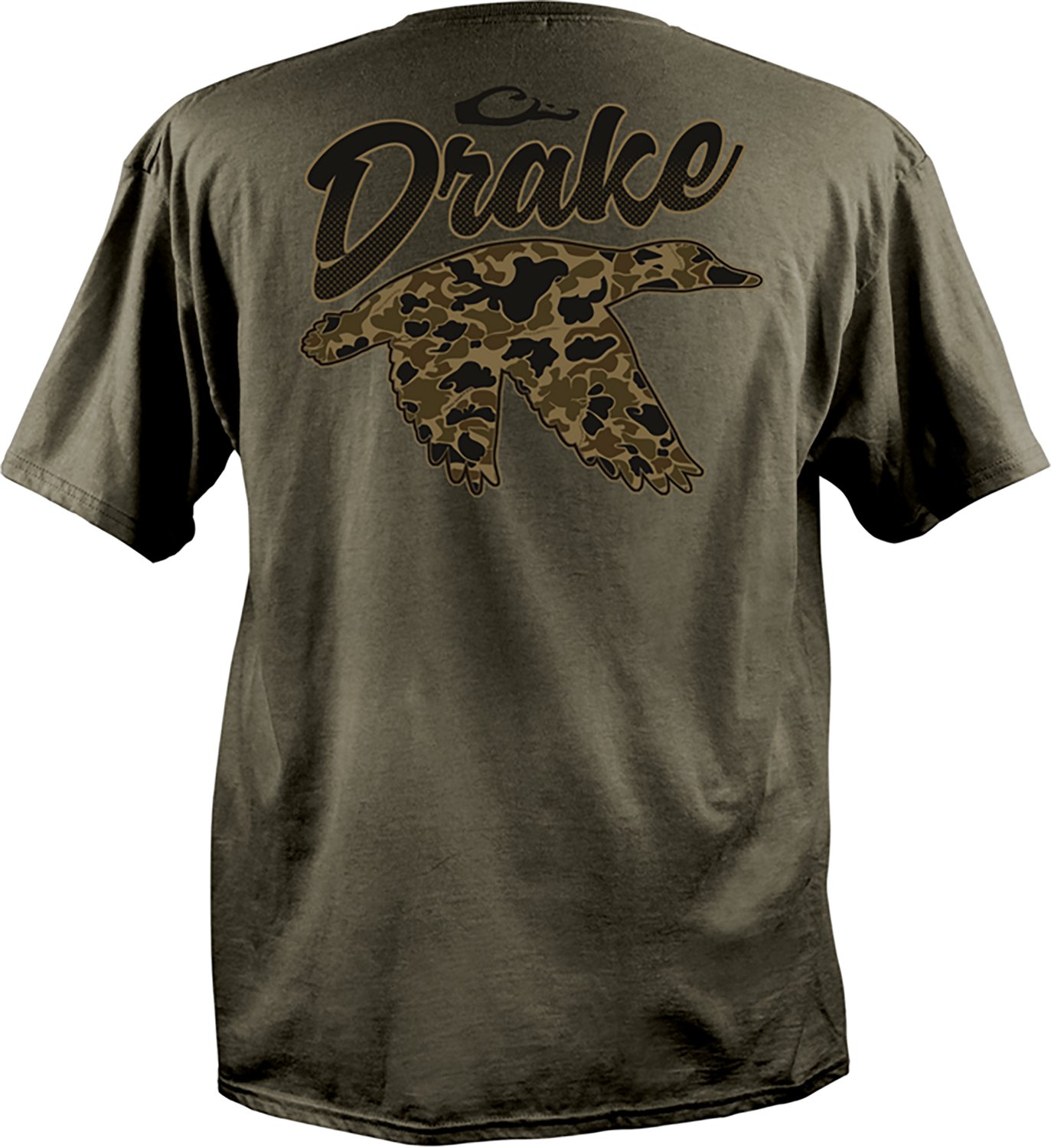 Drake Men's Waterfowl Retro Old Camo Duck T-shirt