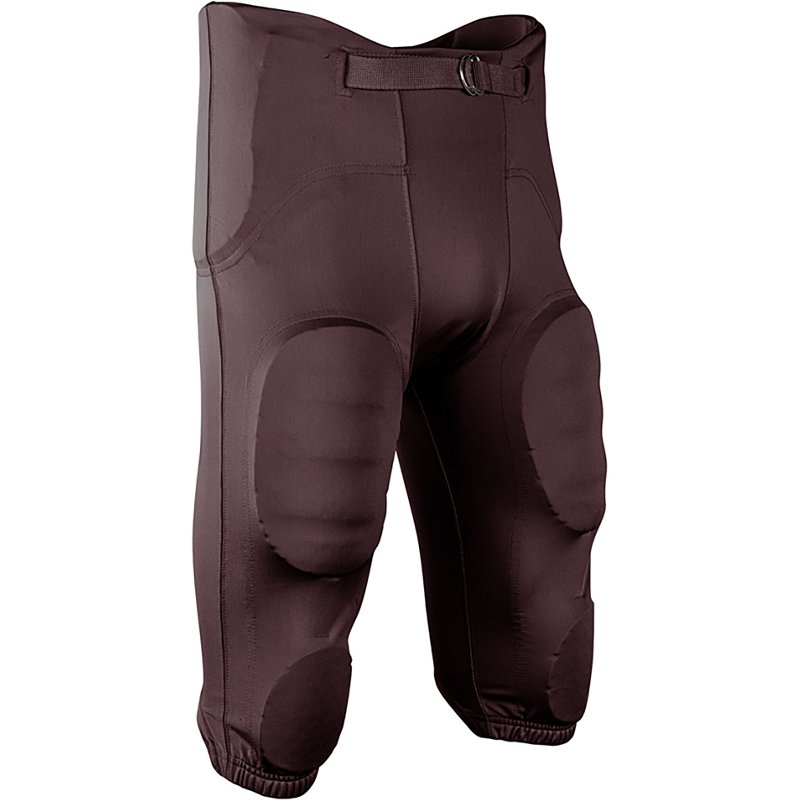 Champro Youth Terminator 3 Football Pants, Medium, Maroon