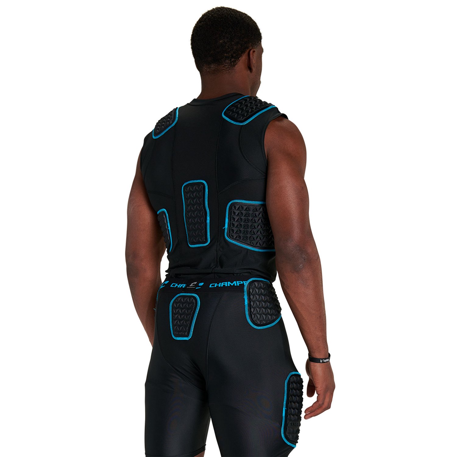 Champro Adults' Bull Rush Football Compression Jersey - view number 7