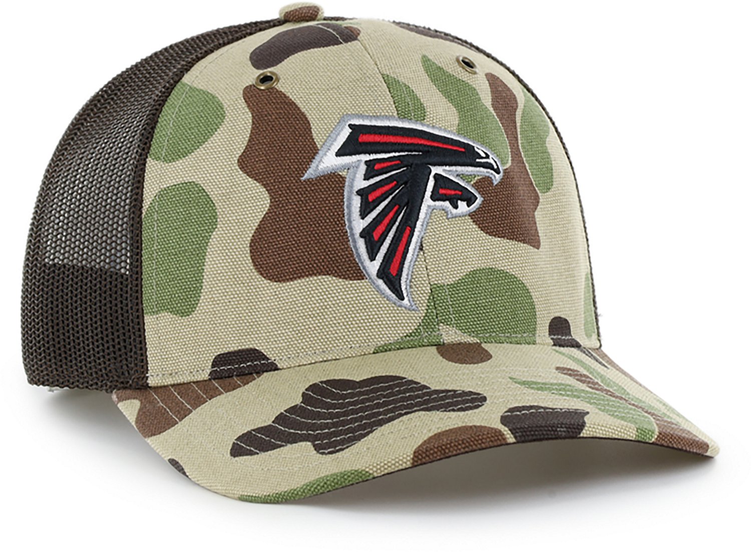 '47 Atlanta Falcons Carhartt Duck Camo Trucker Cap - view number 2