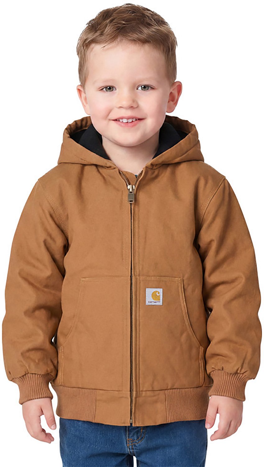 Carhartt Toddler Boys' Canvas Insulated Hooded Active Jacket