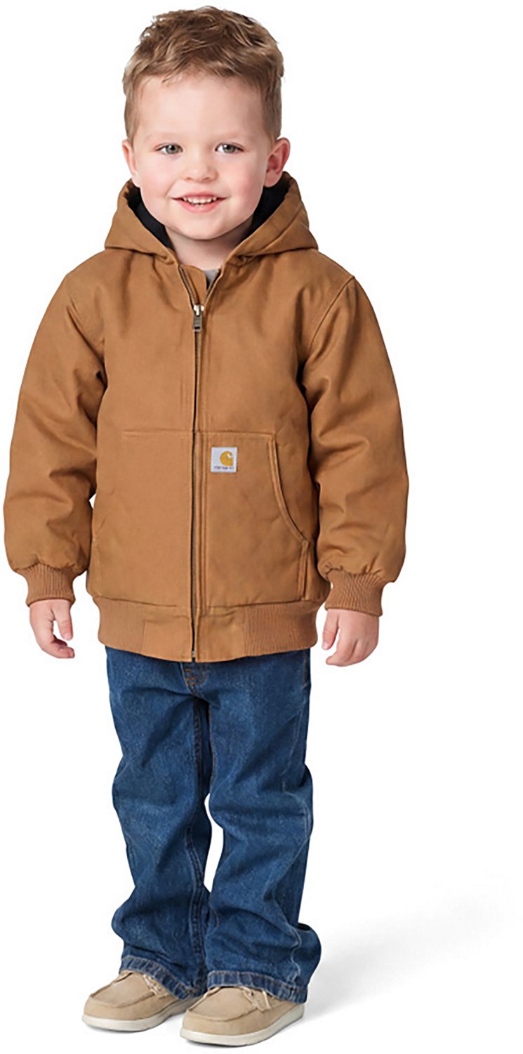 Carhartt Toddler Boys' Canvas Insulated Hooded Active Jacket - view number 4