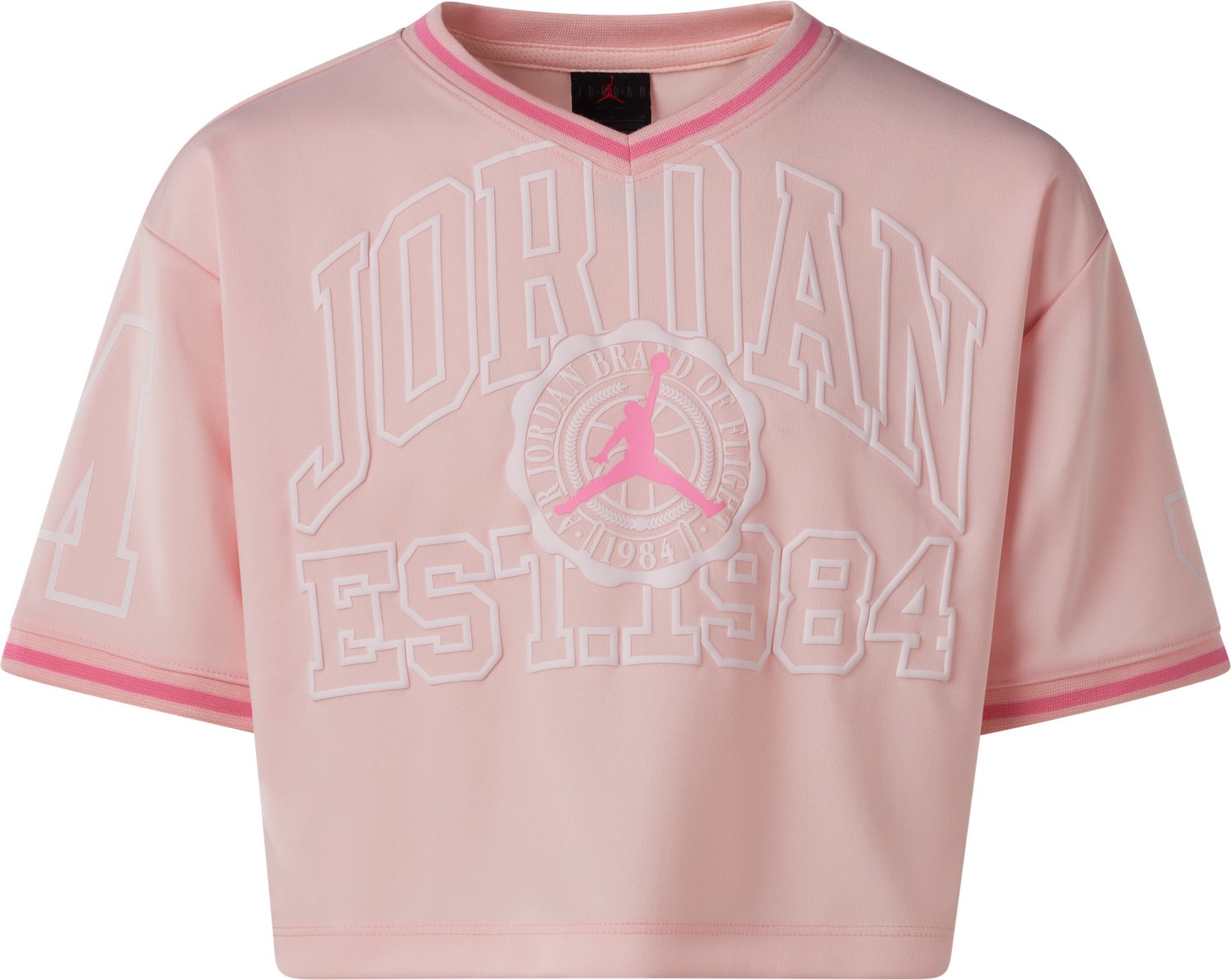 Jordan Girls' Secret Diary Cropped Jersey T-shirt