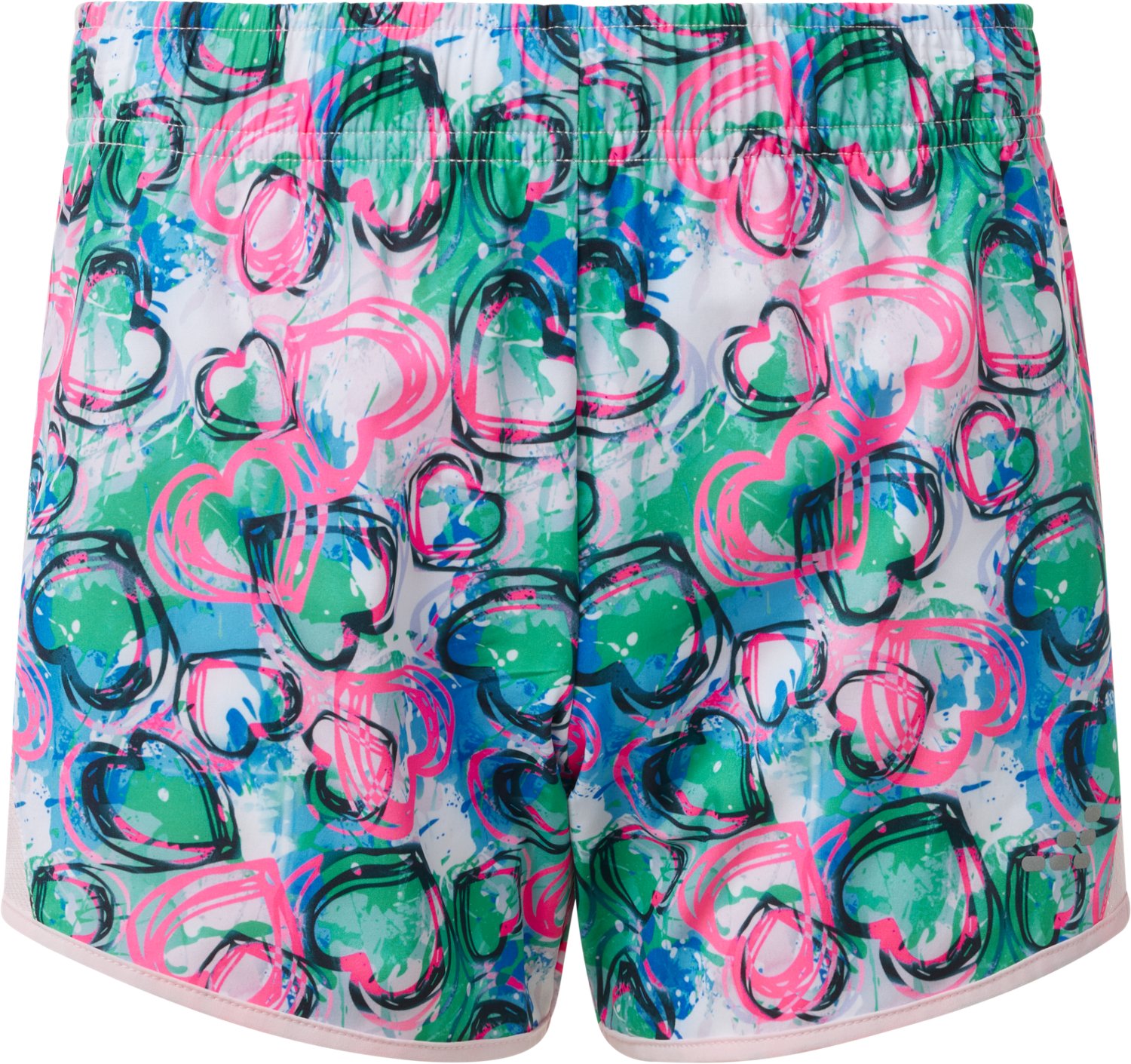 BCG Girls' Run Race Print Shorts