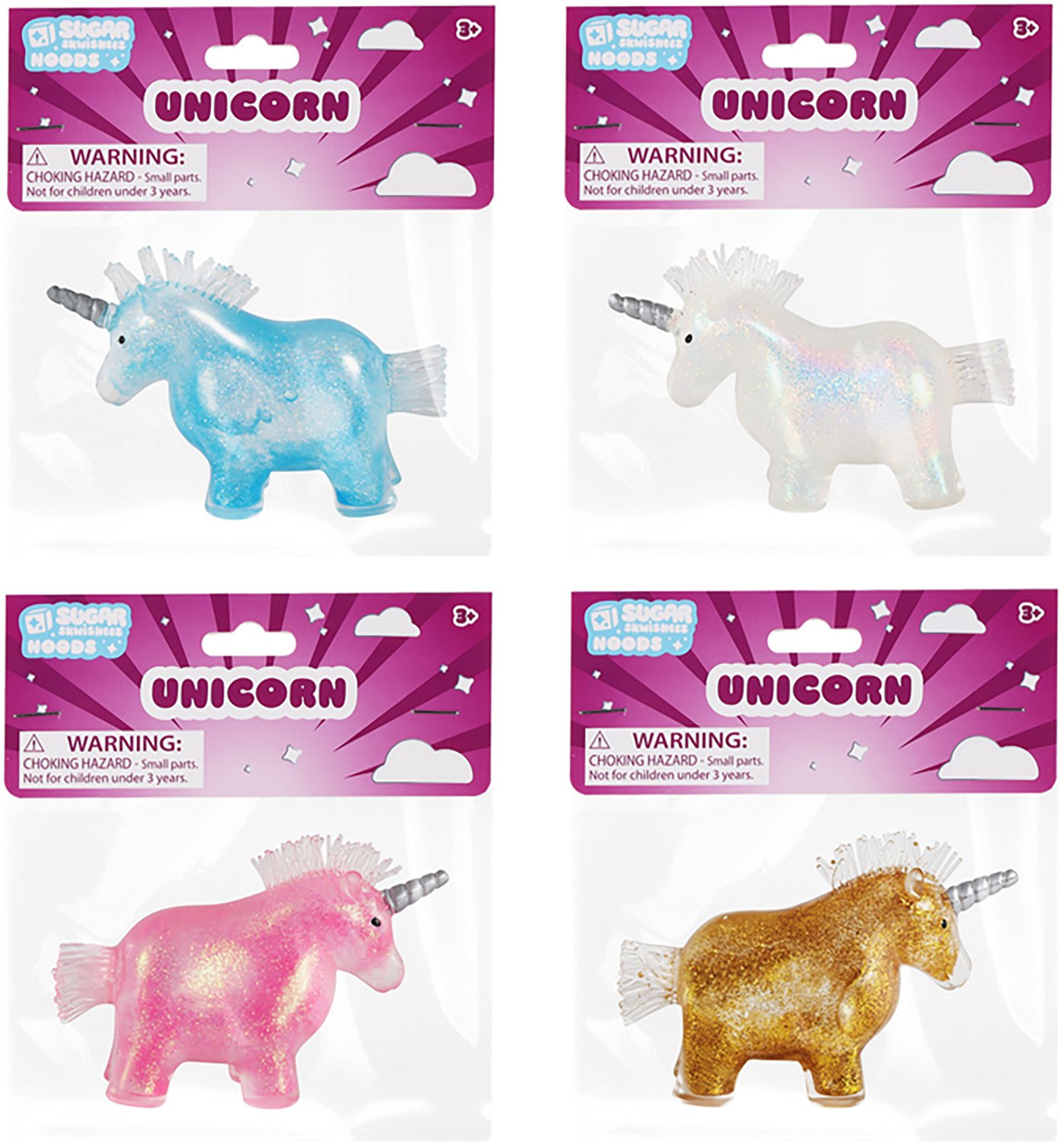 Toysmith Sensory Lab Sugar Skwish Unicorn