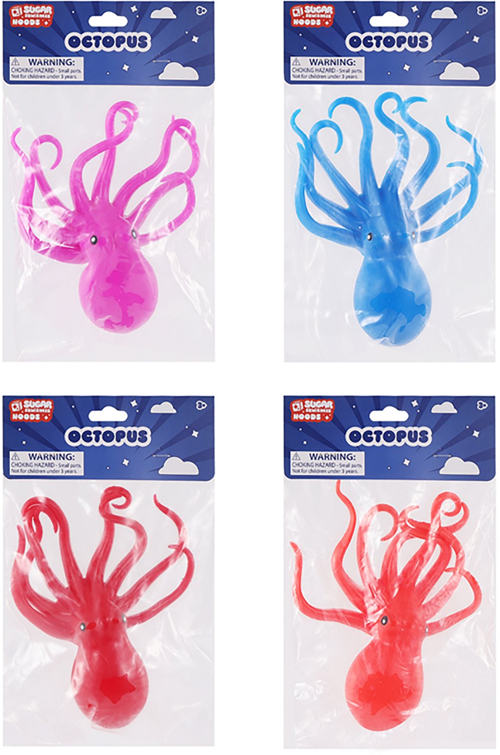 Toysmith Sensory Lab Sugar Skwish Octopus