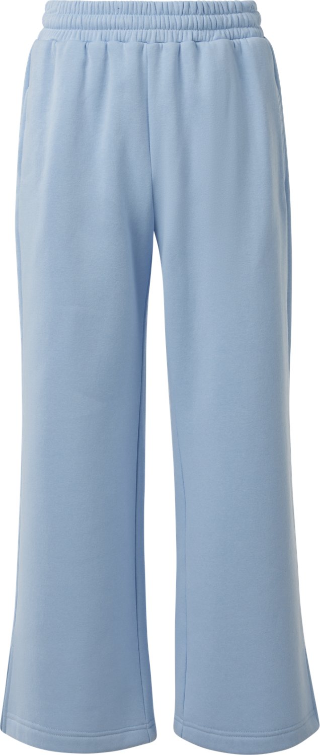BCG Girls' Cotton Fleece Wide Leg Pants