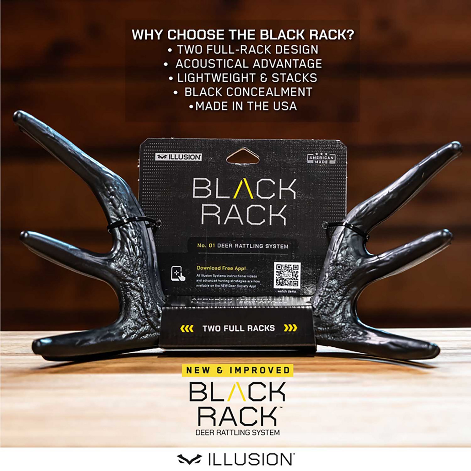 Illusion Systems Black Rack Deer Call