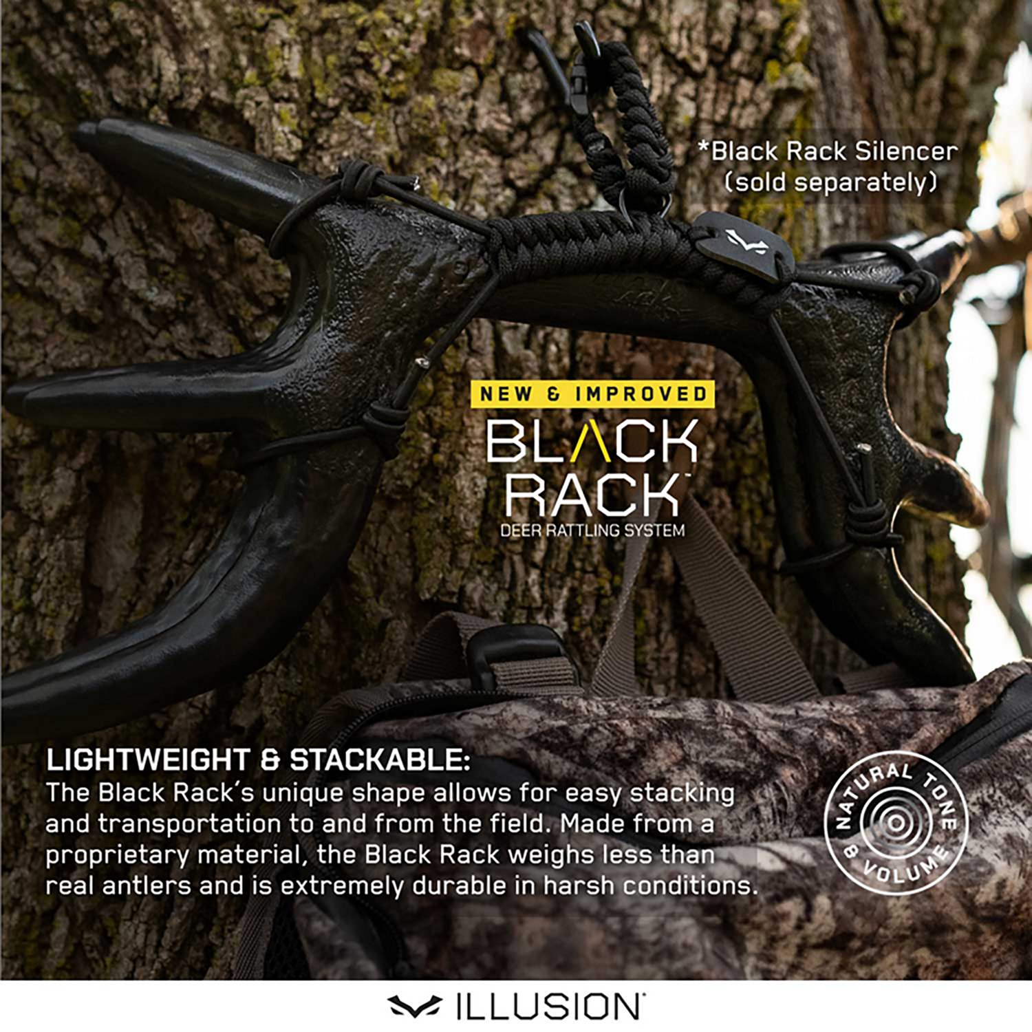 Illusion Systems Black Rack Deer Call