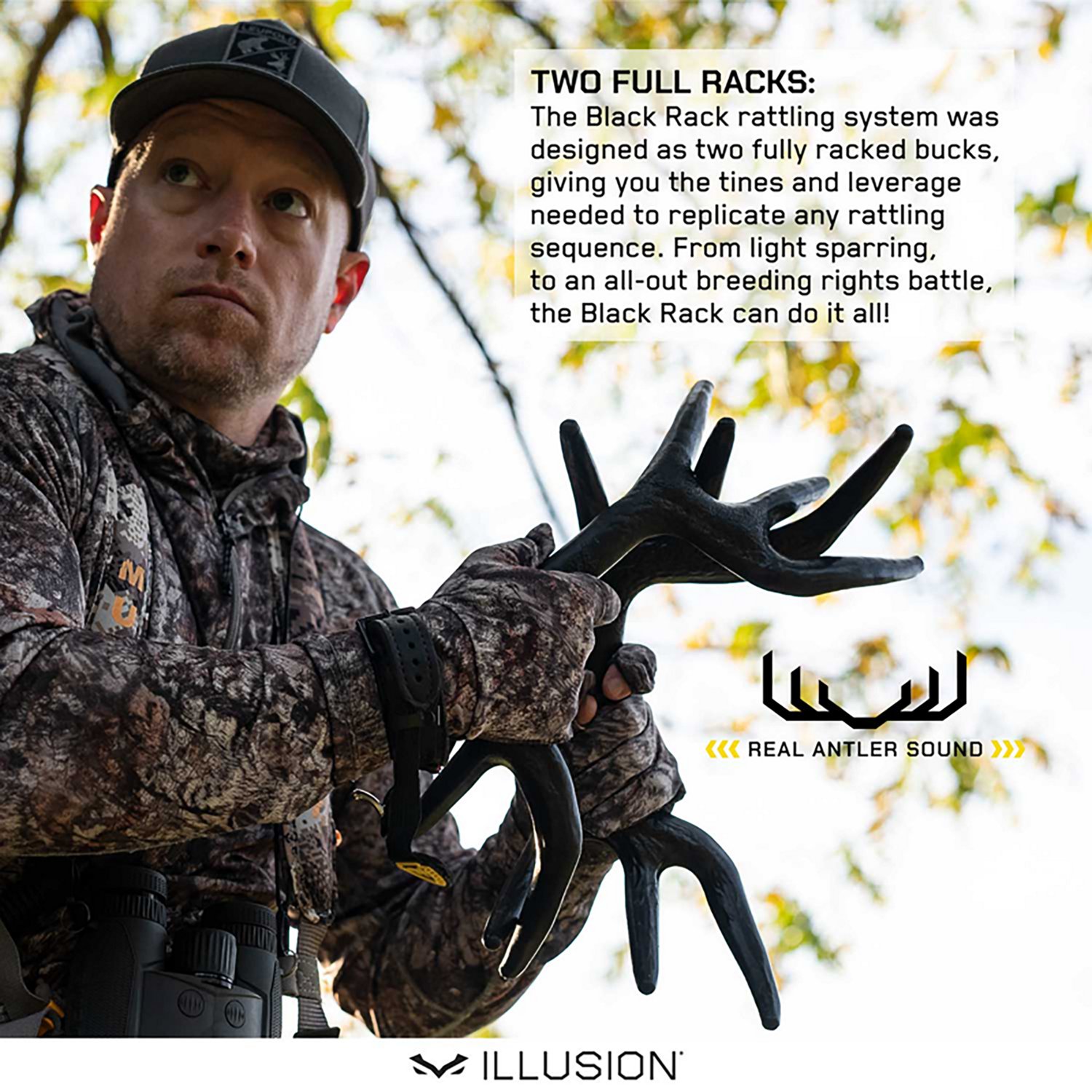 Illusion Systems Black Rack Deer Call