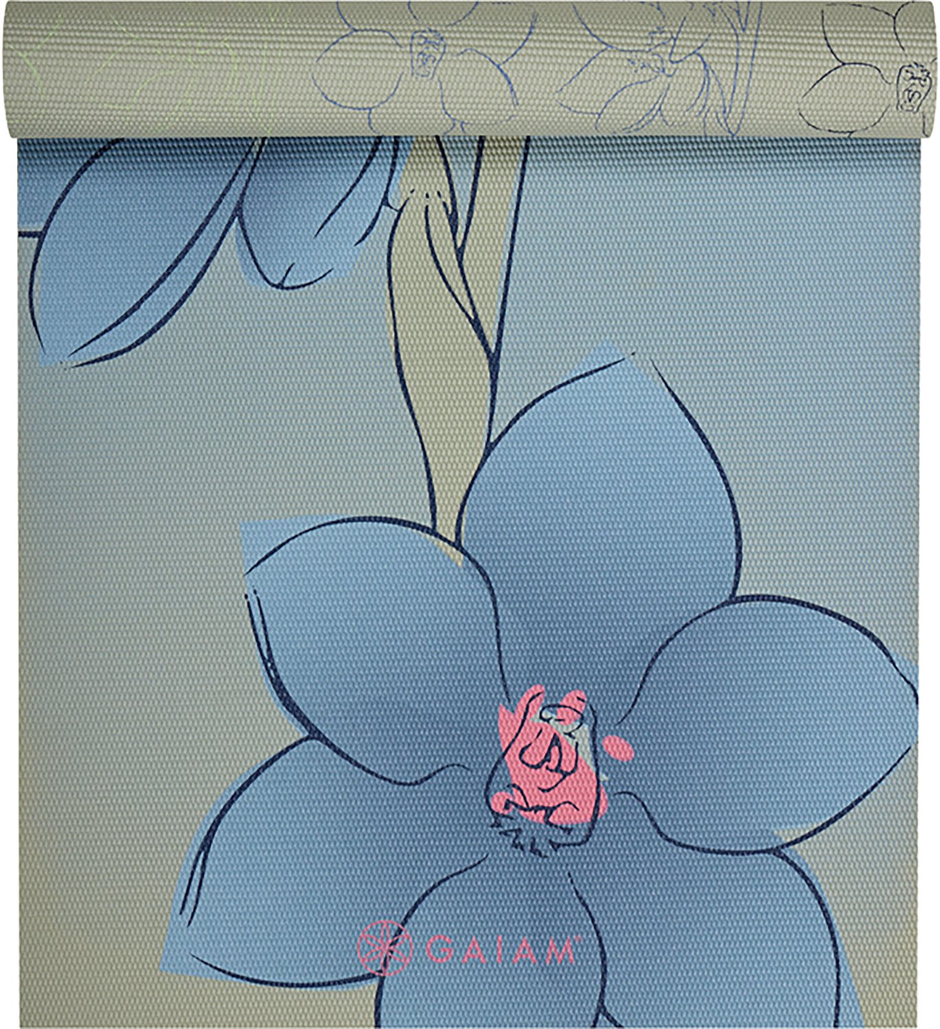 Gaiam Reversible Mystic Sky 24 x 68 x 0.24 in Yoga Mat