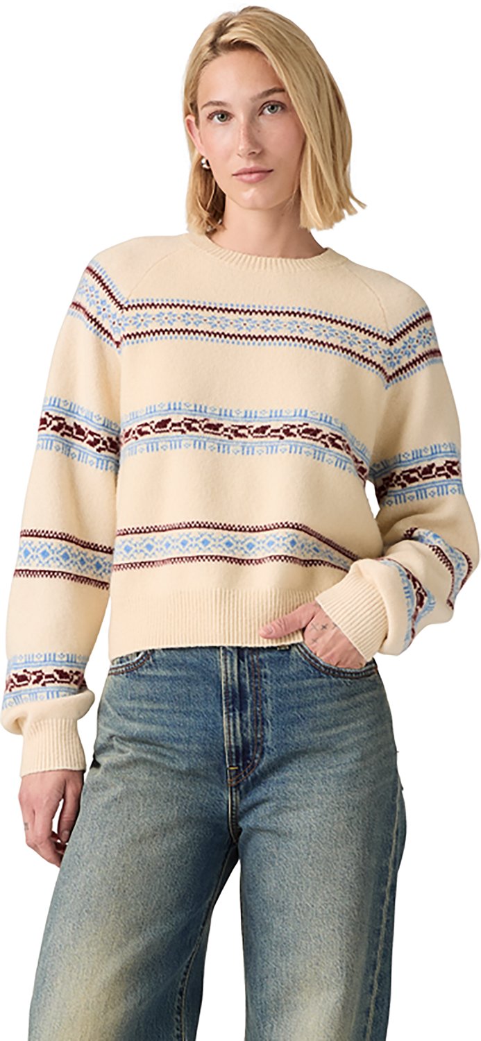 Levi's Women's Jolie Fairisle Crewneck Sweater