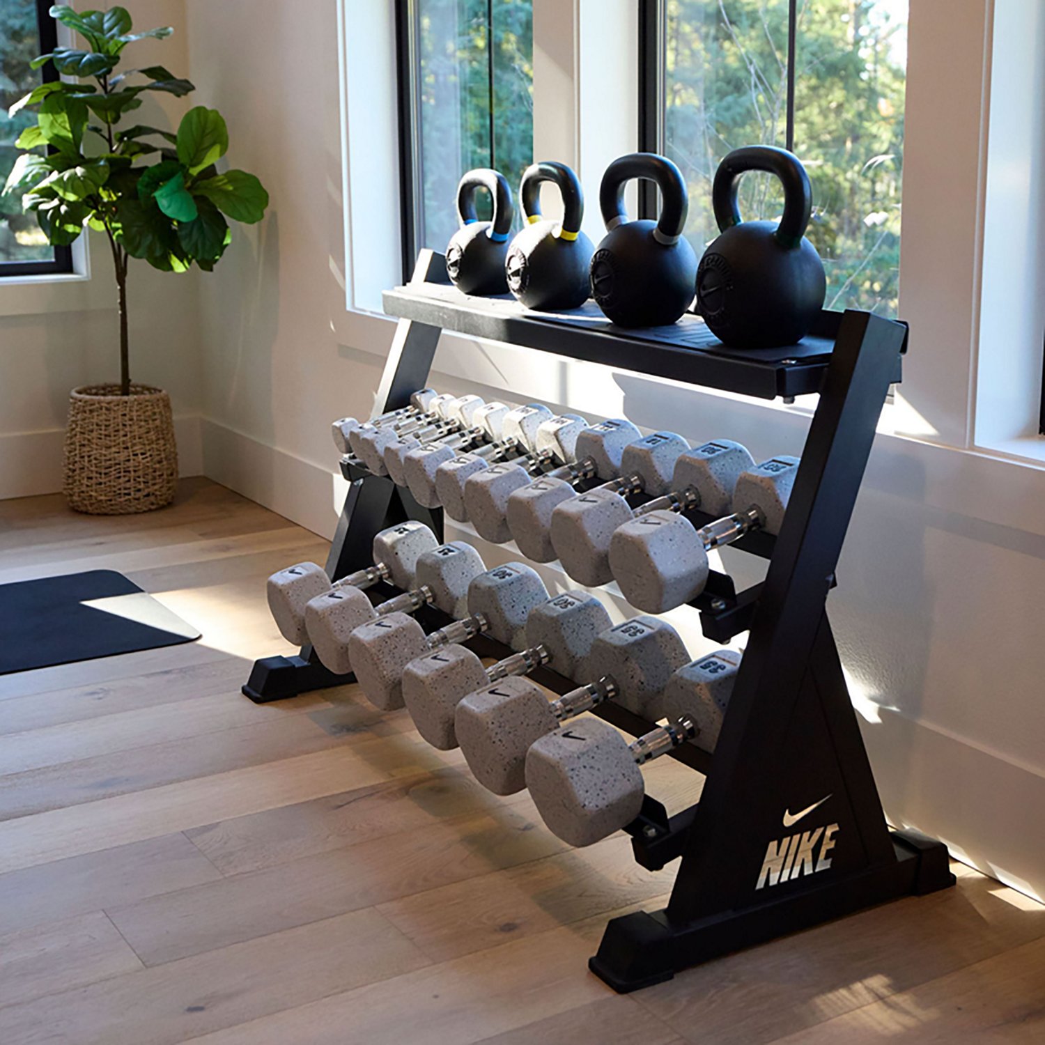 Nike Kettlebell and Dumbbell Storage Rack