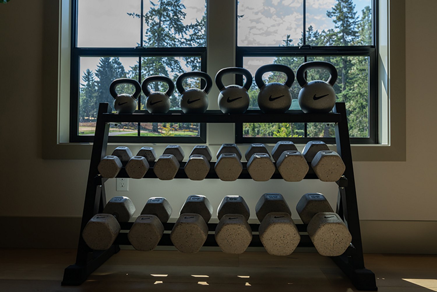 Nike Kettlebell and Dumbbell Storage Rack