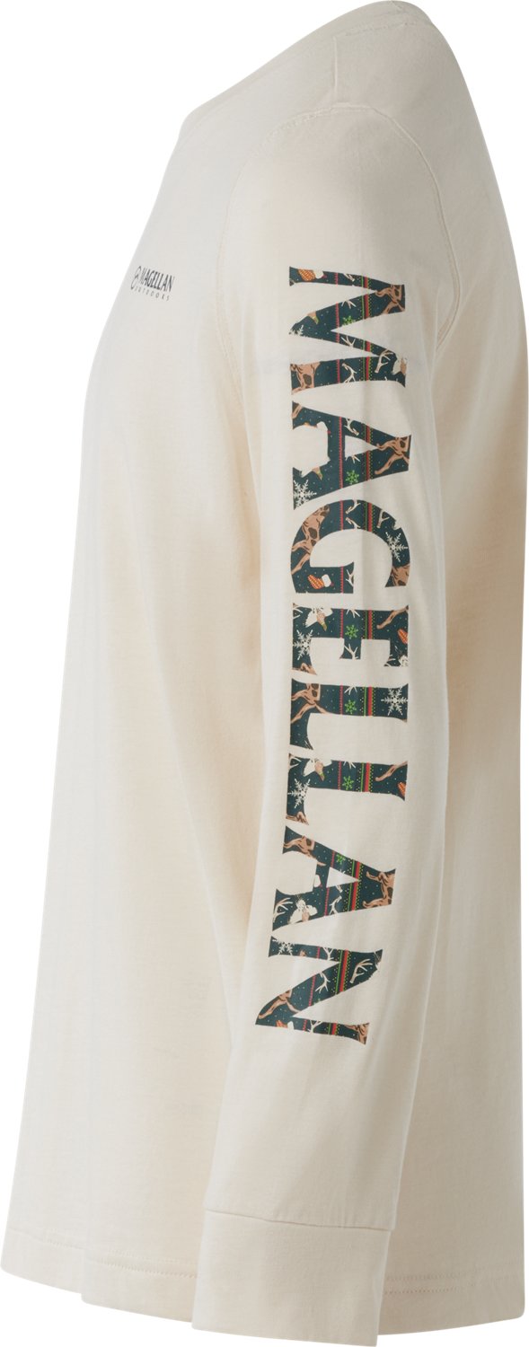Magellan Outdoors Boys' Grotto Falls Holiday Fair Isle Long Sleeve T-shirt - view number 3