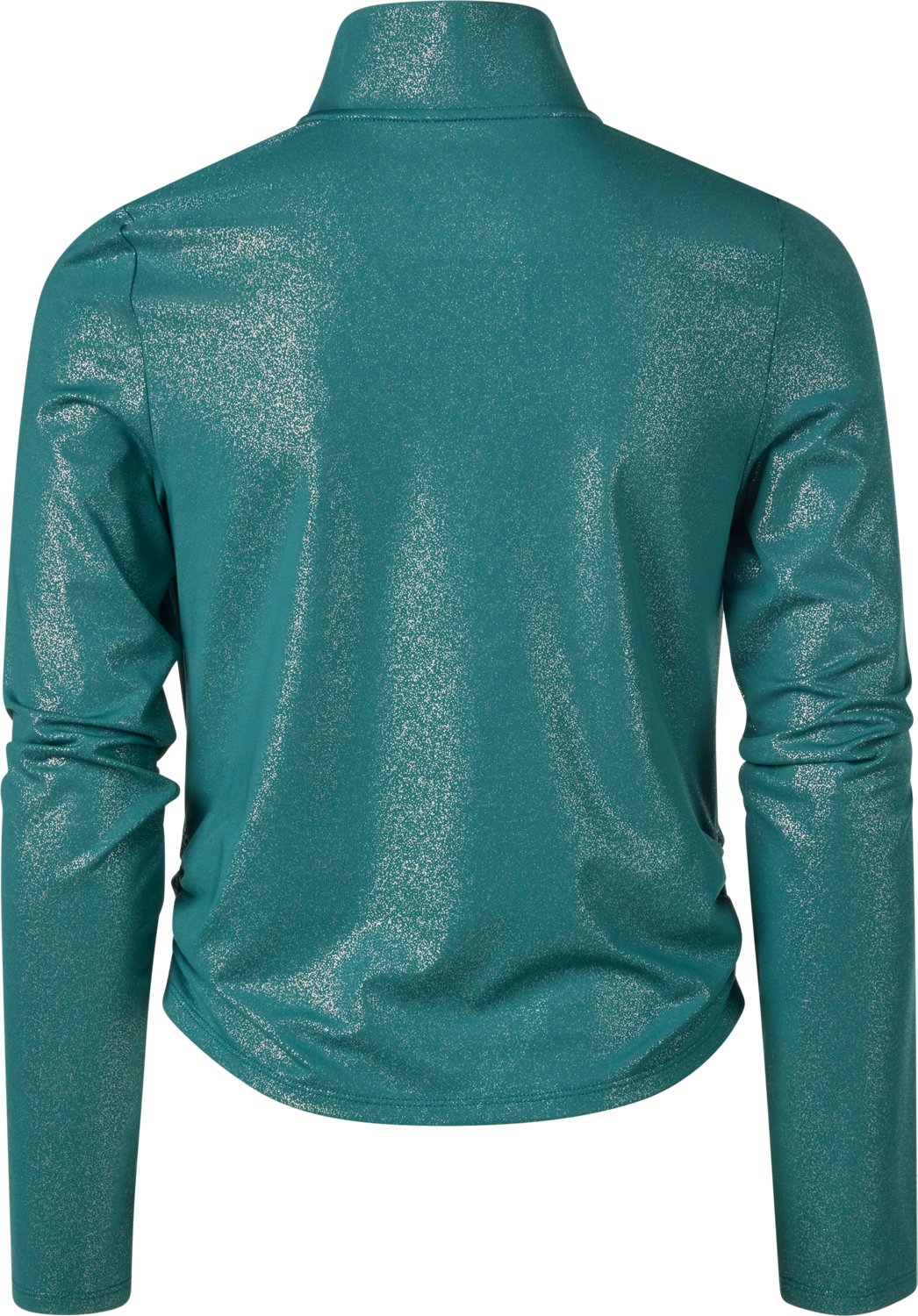 BCG Girls' Sparkle Cinch Quarter-Zip Long Sleeve Top - view number 2