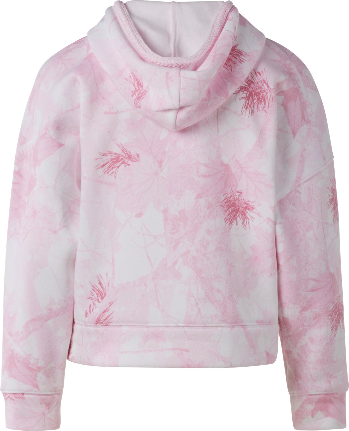 Magellan Outdoors Girls' Campfire Washed Out Camo Fleece Hoodie | Academy