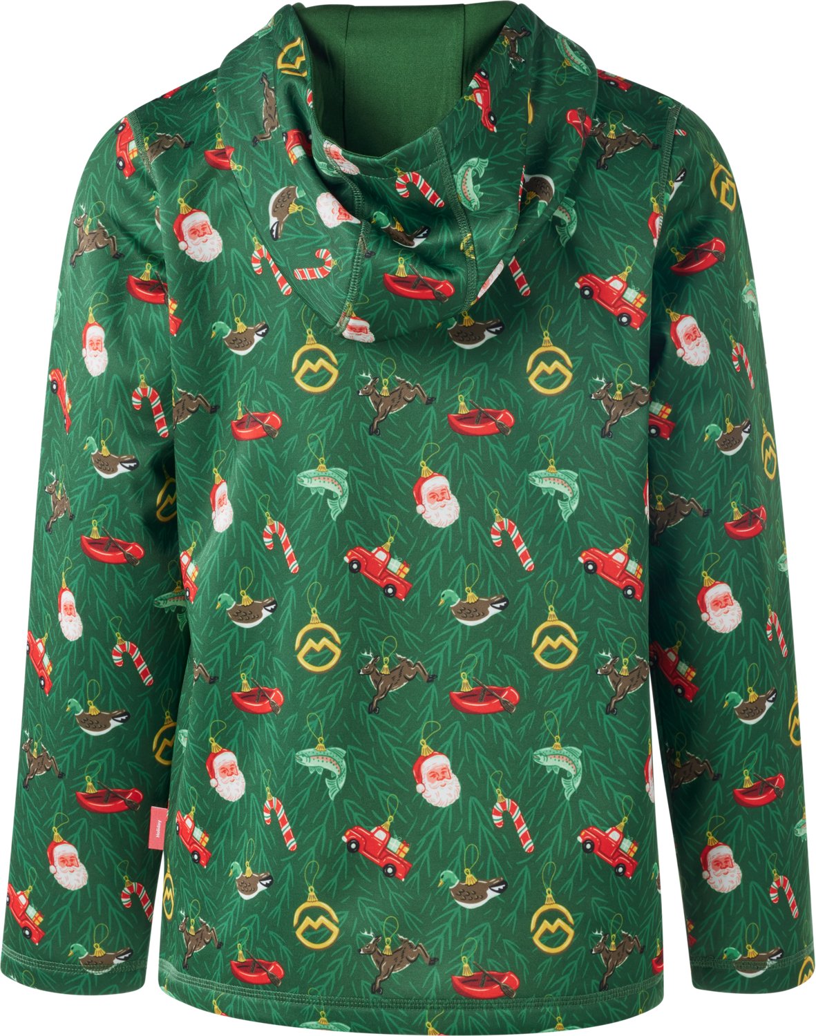 Magellan Outdoors Boys' Holiday Ornaments Fleece Hoodie - view number 5