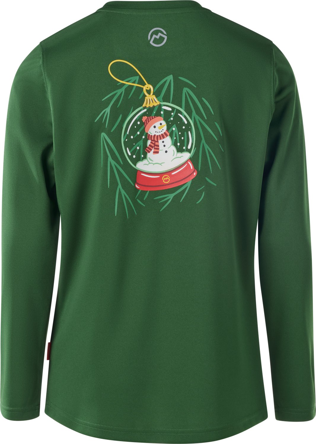 Magellan Outdoors Girls' Holiday Ornament Graphic Crew Long Sleeve T-shirt - view number 4