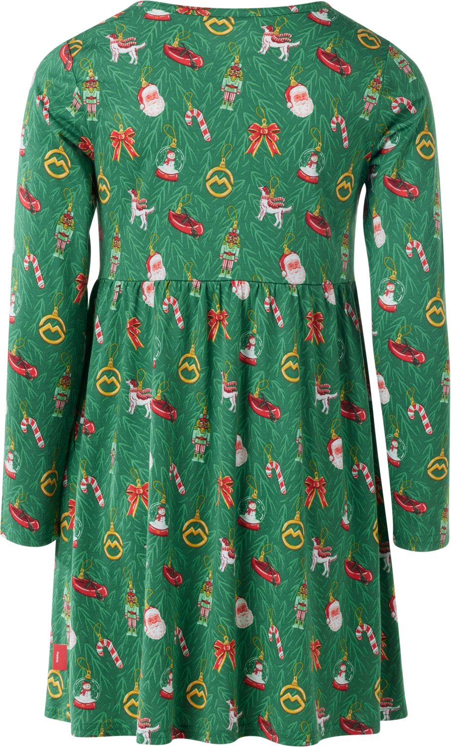 Magellan Outdoors Girls' Holiday Ornament Long Sleeve Dress - view number 4