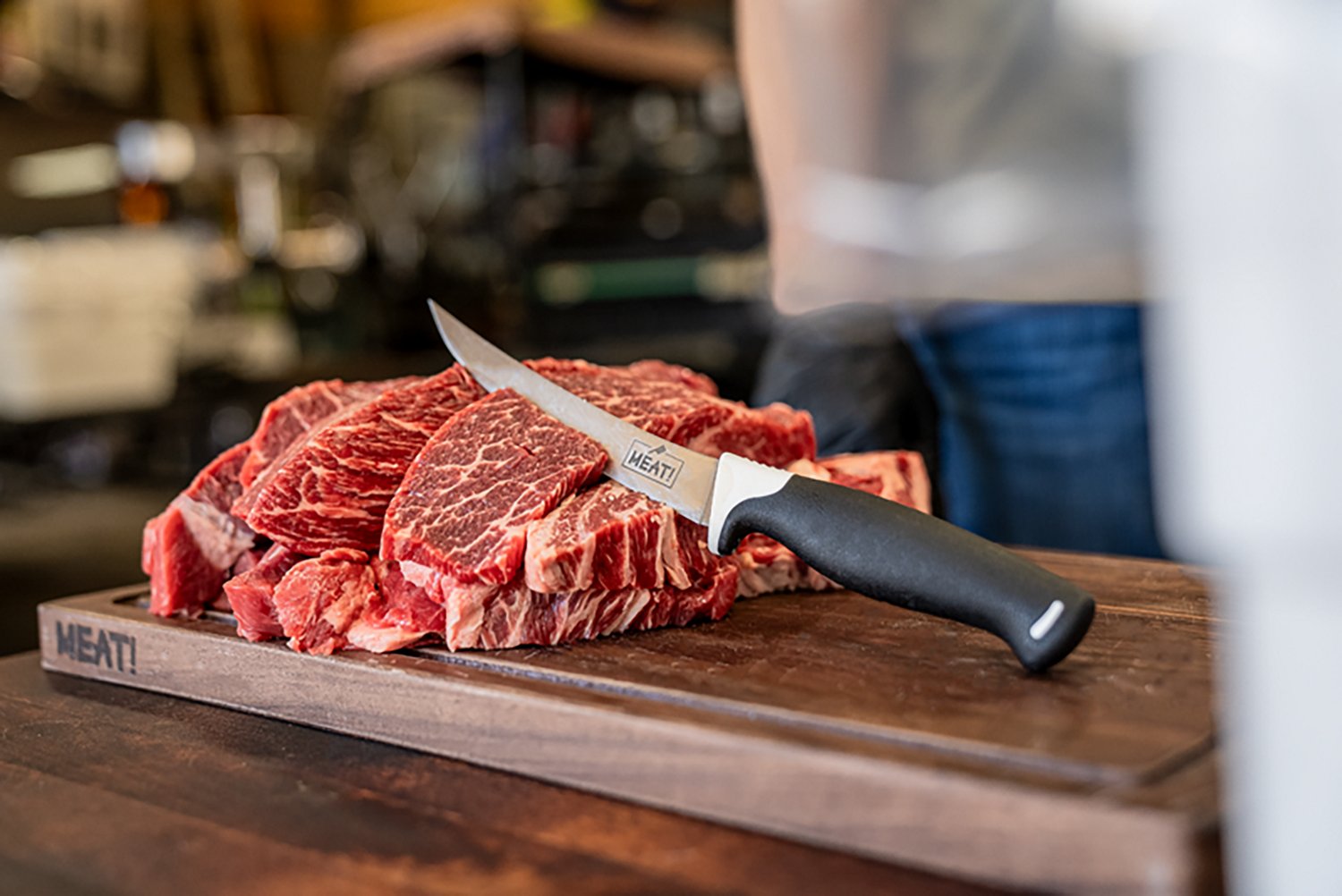 MEAT! 6" Curved Boning Butcher Knife - view number 2