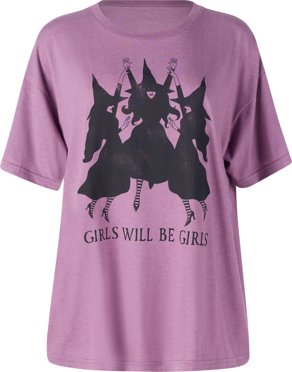 Live Outside the Limits Women's Witchy Trio Oversized Graphic T-shirt