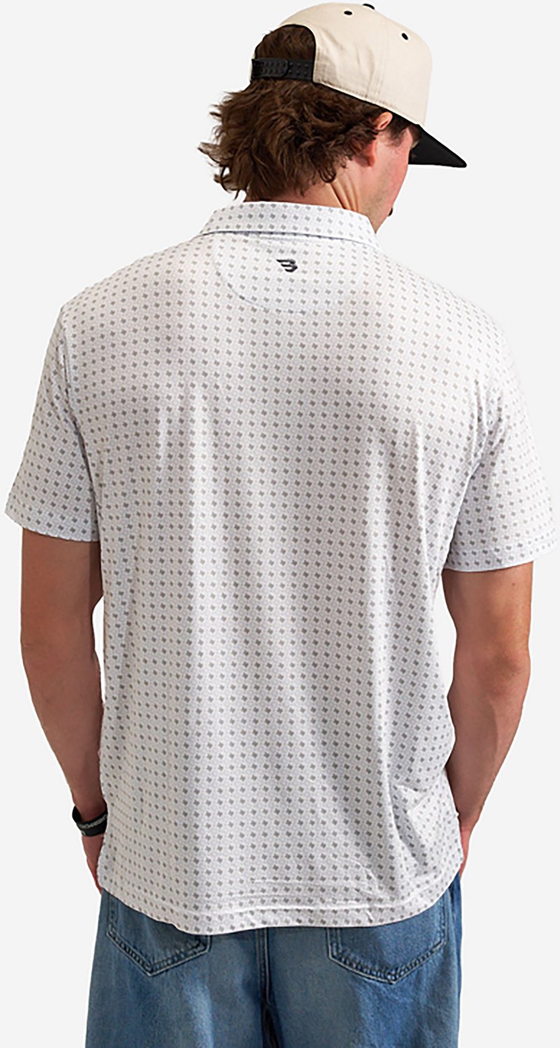 BURLEBO Men's Texas Pride Performance Polo Shirt - view number 2