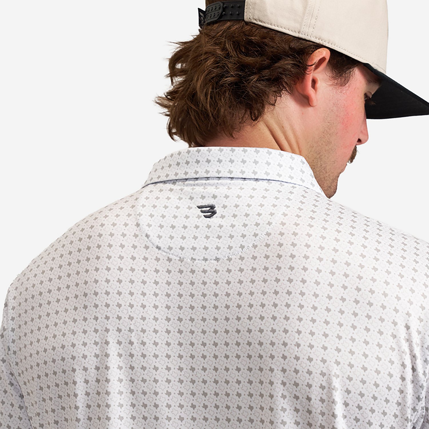 BURLEBO Men's Texas Pride Performance Polo Shirt - view number 4