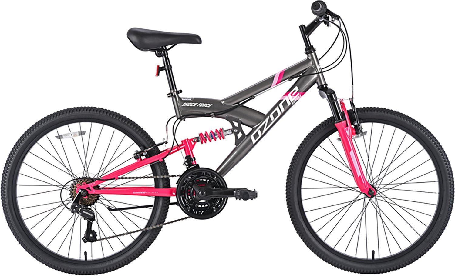 Ozone 500 Girls' Shock Force 24 in 21-Speed Mountain Bike - view number 2