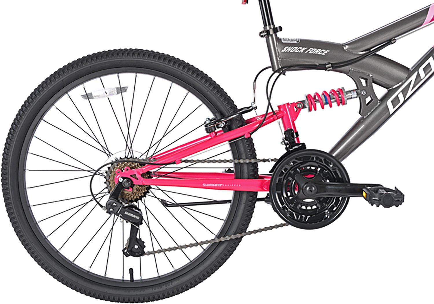 Ozone 500 Girls' Shock Force 24 in 21-Speed Mountain Bike - view number 4