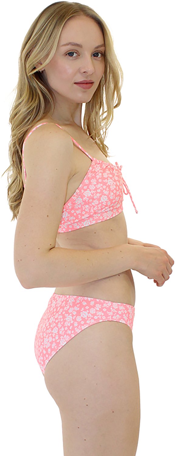 Cyn & Luca Juniors' Holly High Waist Bikini Bottoms