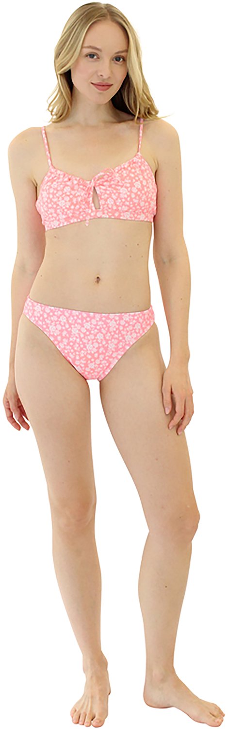Cyn & Luca Juniors' Holly High Waist Bikini Bottoms